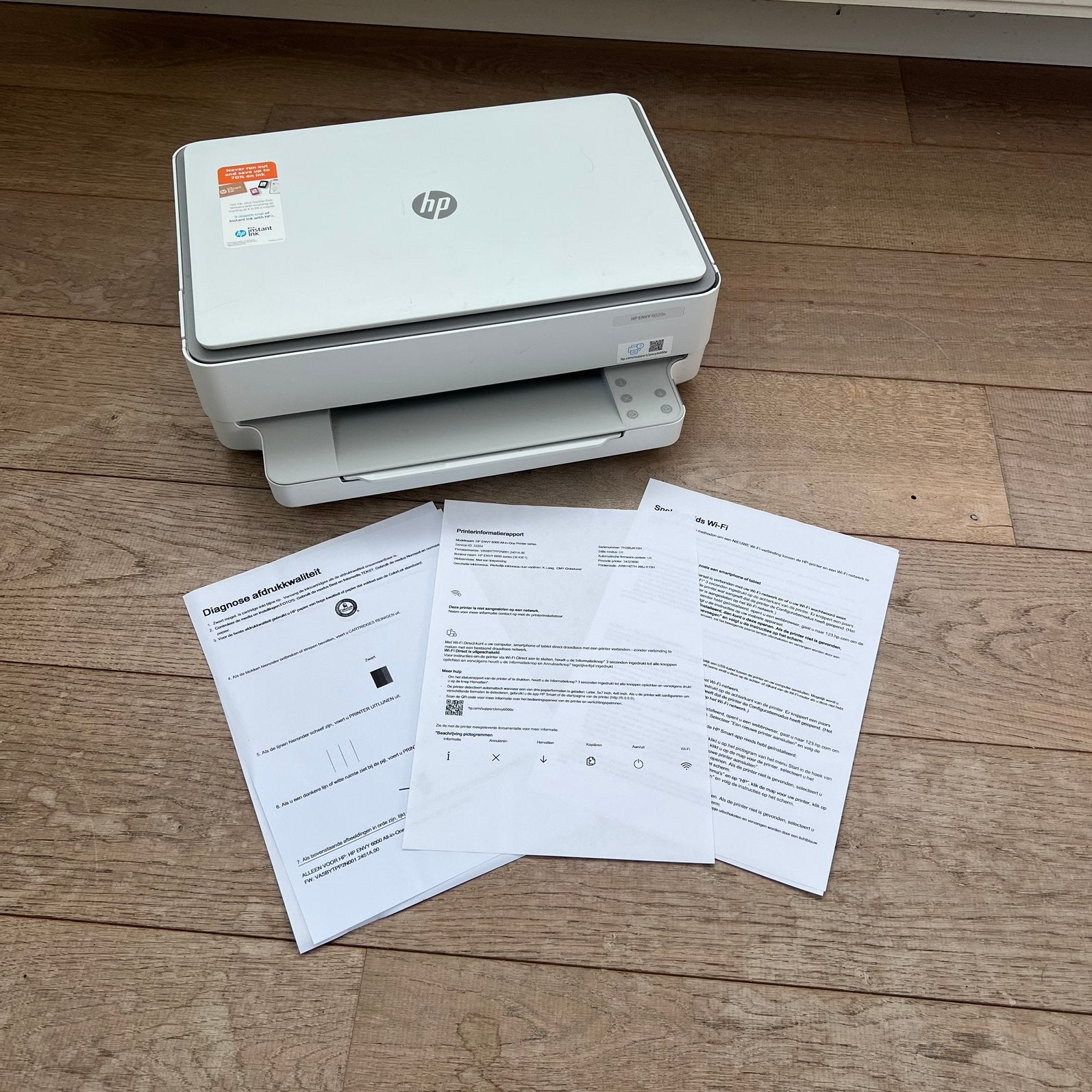 HP Envy 6020e All-in-One Printer, Computers en Software, Printers, Kleur printen, Gebruikt, Inkjetprinter, All-in-one