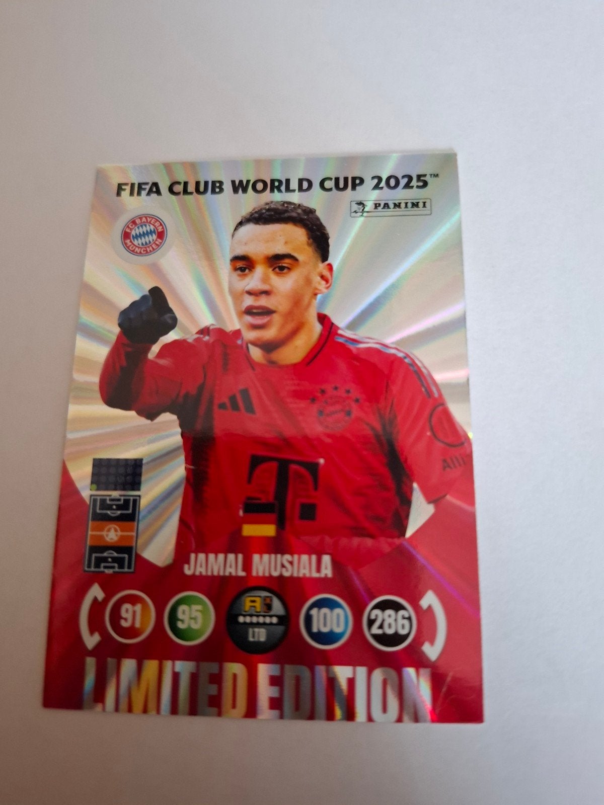 Jamal Musiala FIFA Club World Cup 2025 Panini Kaart, Ophalen of Verzenden