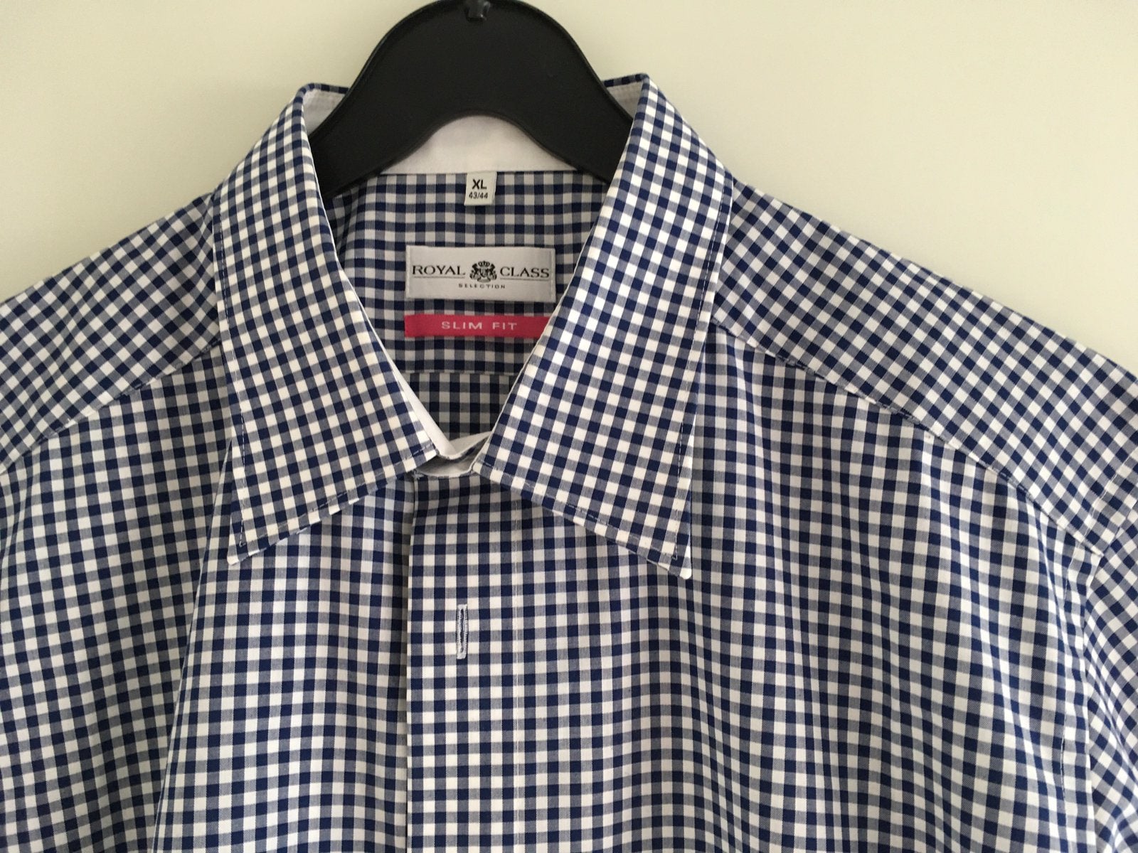 MOOI NIEUW OVERHEMD, XL (43/44), Kleding | Heren, Ophalen of Verzenden, Zo goed als nieuw, Blauw, Halswijdte 43/44 (XL)