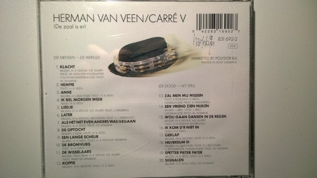 Herman van Veen - (De Zaal Is Er) Carré V, Ophalen of Verzenden, Zo goed als nieuw, Pop, Album