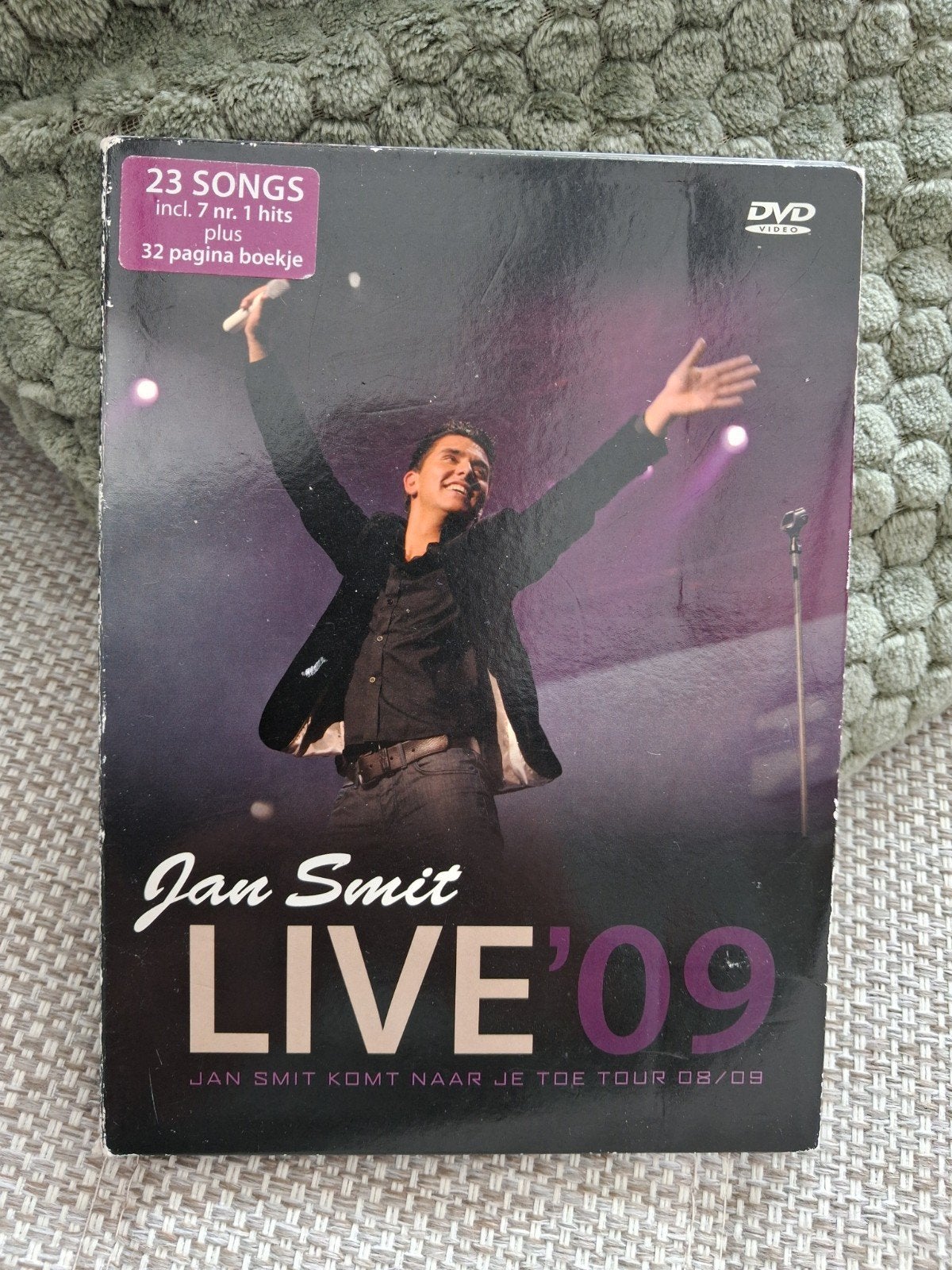 Jan Smit Live '09 DVD - Inclusief 32 pagina boekje, Gebruikt, Alle leeftijden, Nederlands, Inclusief boekje
