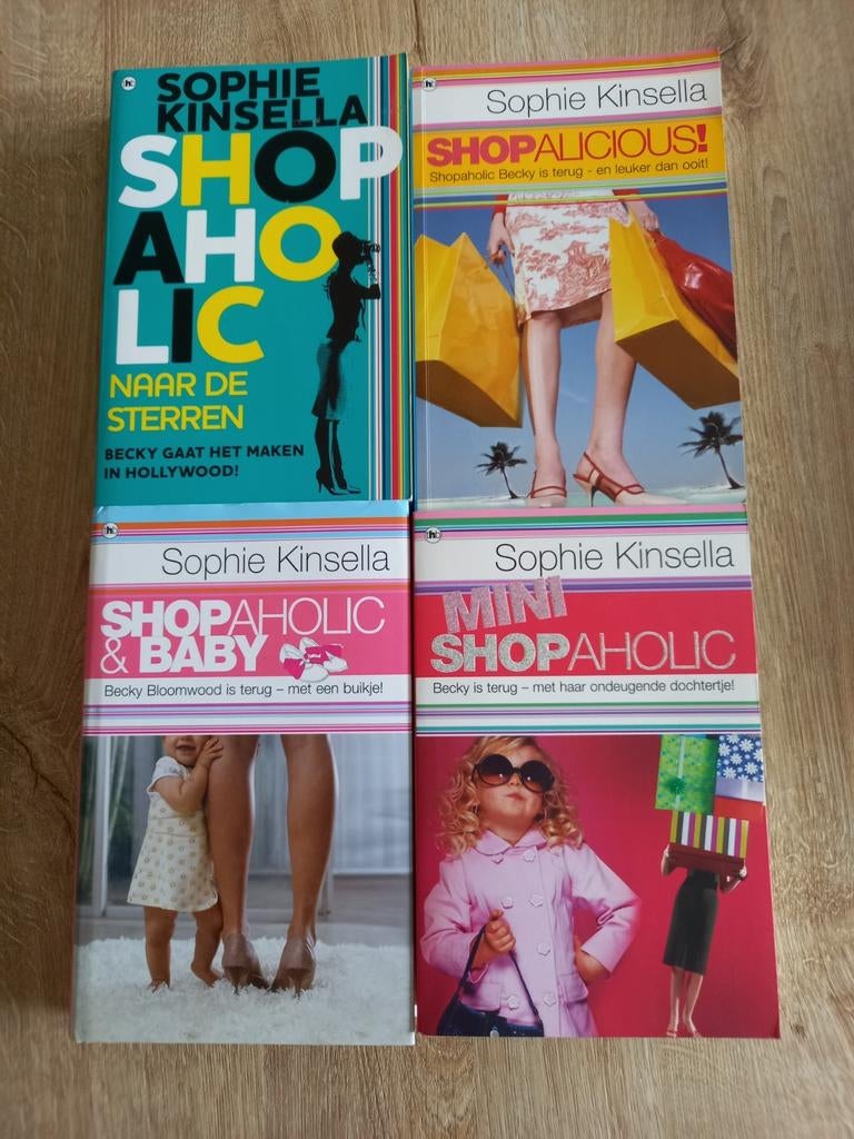 Shopaholic serie - Sophie Kinsella (4 boeken), Boeken, Romans, Gelezen, Nederland, Ophalen of Verzenden