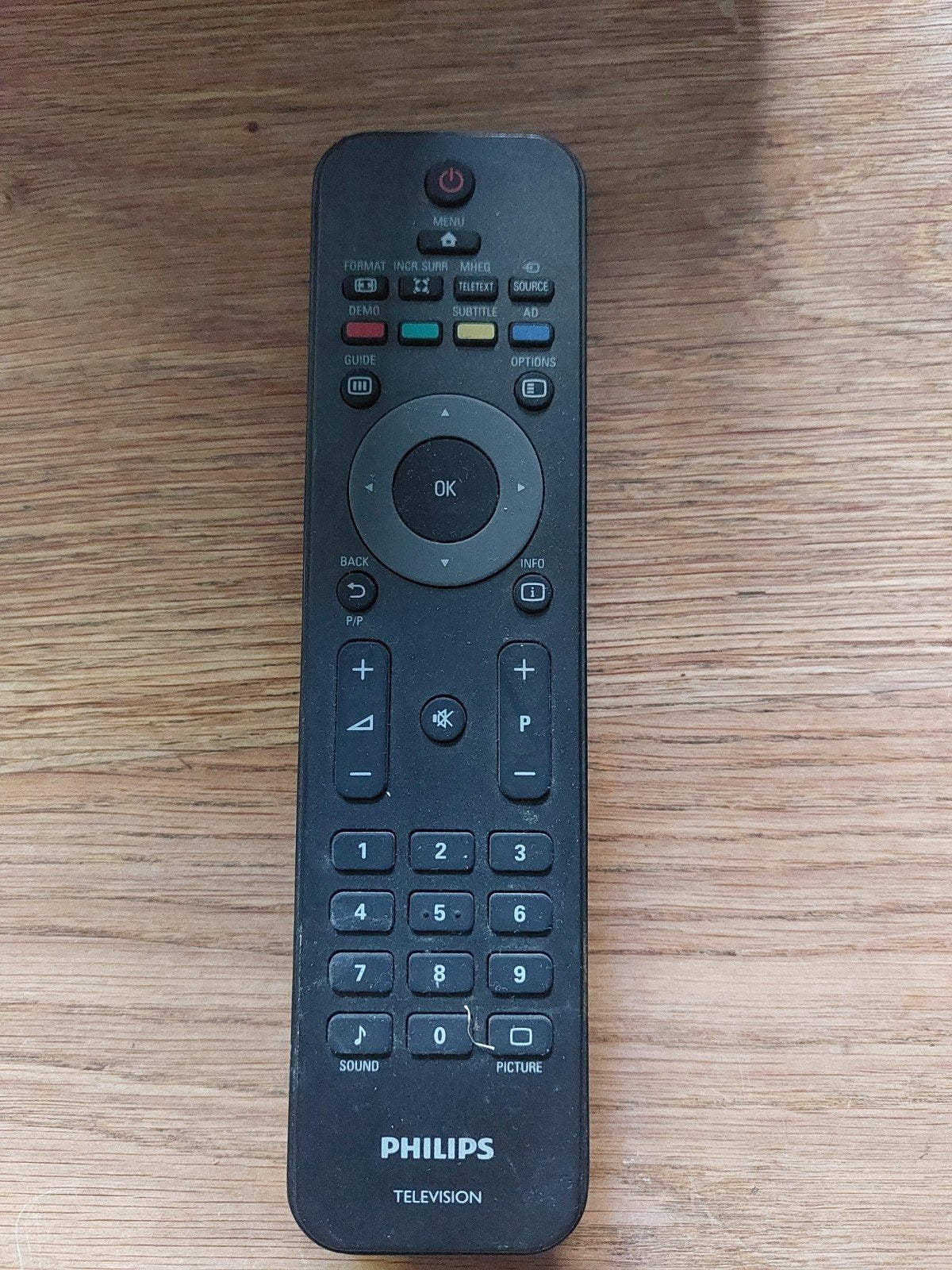 Philips afstandsbediening voor televisie, Audio, Tv en Foto, Ophalen of Verzenden, Gebruikt, Origineel, Tv