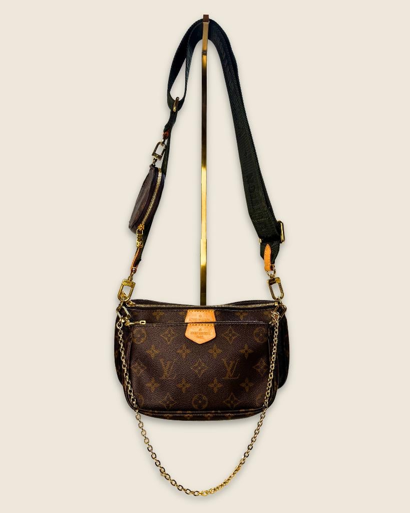 Louis Vuitton Multi Pochette Accessoires tas, Sieraden, Tassen en Uiterlijk, Tassen | Damestassen, Gebruikt, Schoudertasje, Bruin