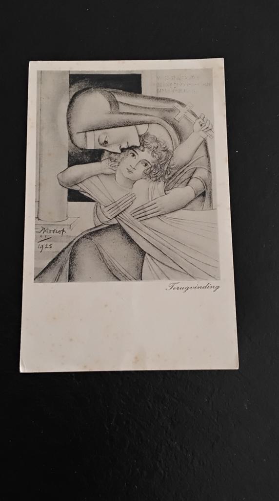 Ansichtkaart Jan Toorop - Terugvinding (1925), Ophalen of Verzenden, 1920 tot 1940, Ongelopen