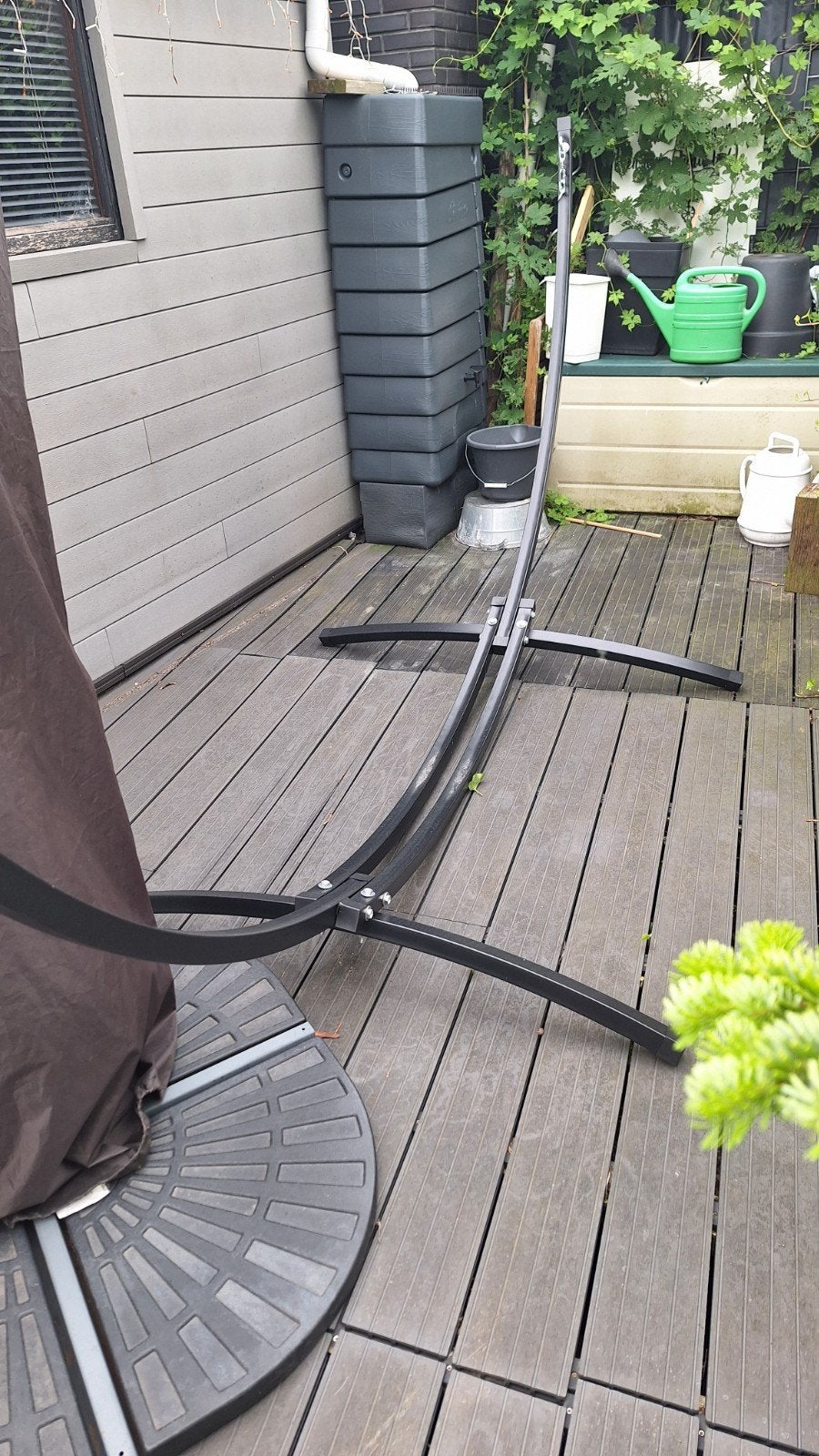 Fatboy Headdemock L 3,30 B 1,38 H 1,10 hangmat met standaard, Tuin en Terras, Ophalen, Gebruikt, Meerpersoons, Met standaard