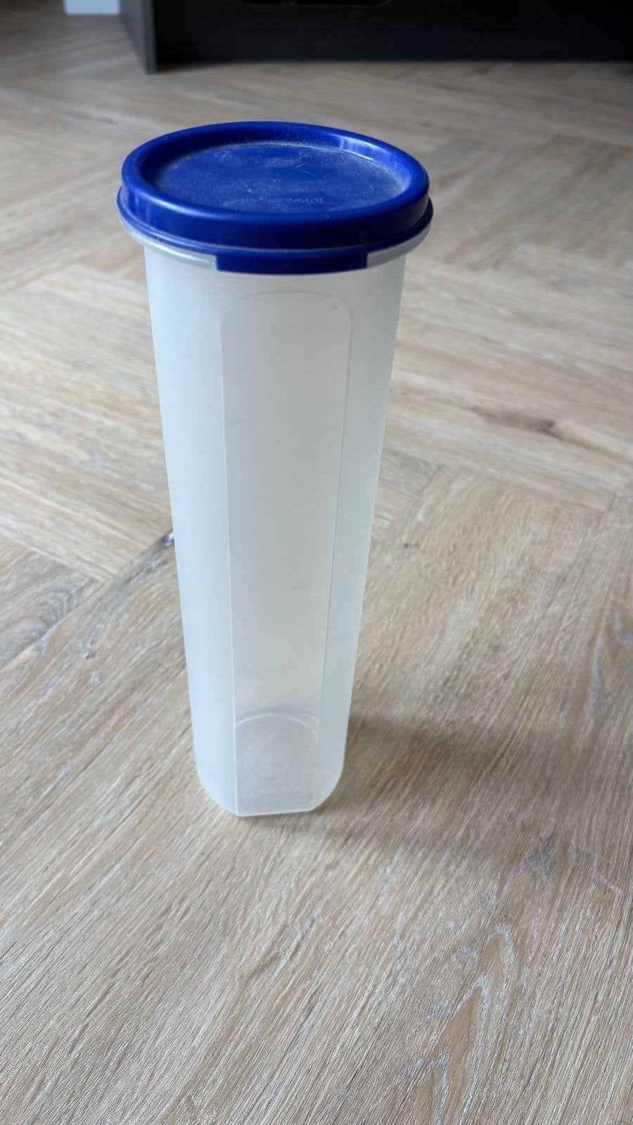 Tupperware Spaghetti Bus - Handige Bewaardoos, Gebruikt, Blauw, Ophalen of Verzenden, Met deksel