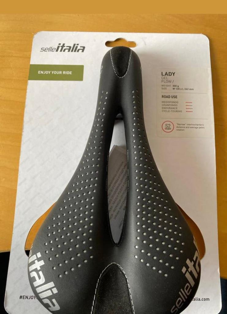 Zadel Selle Italia Lady flow S2, Ophalen of Verzenden, Zo goed als nieuw, Zadel, Selle Italia
