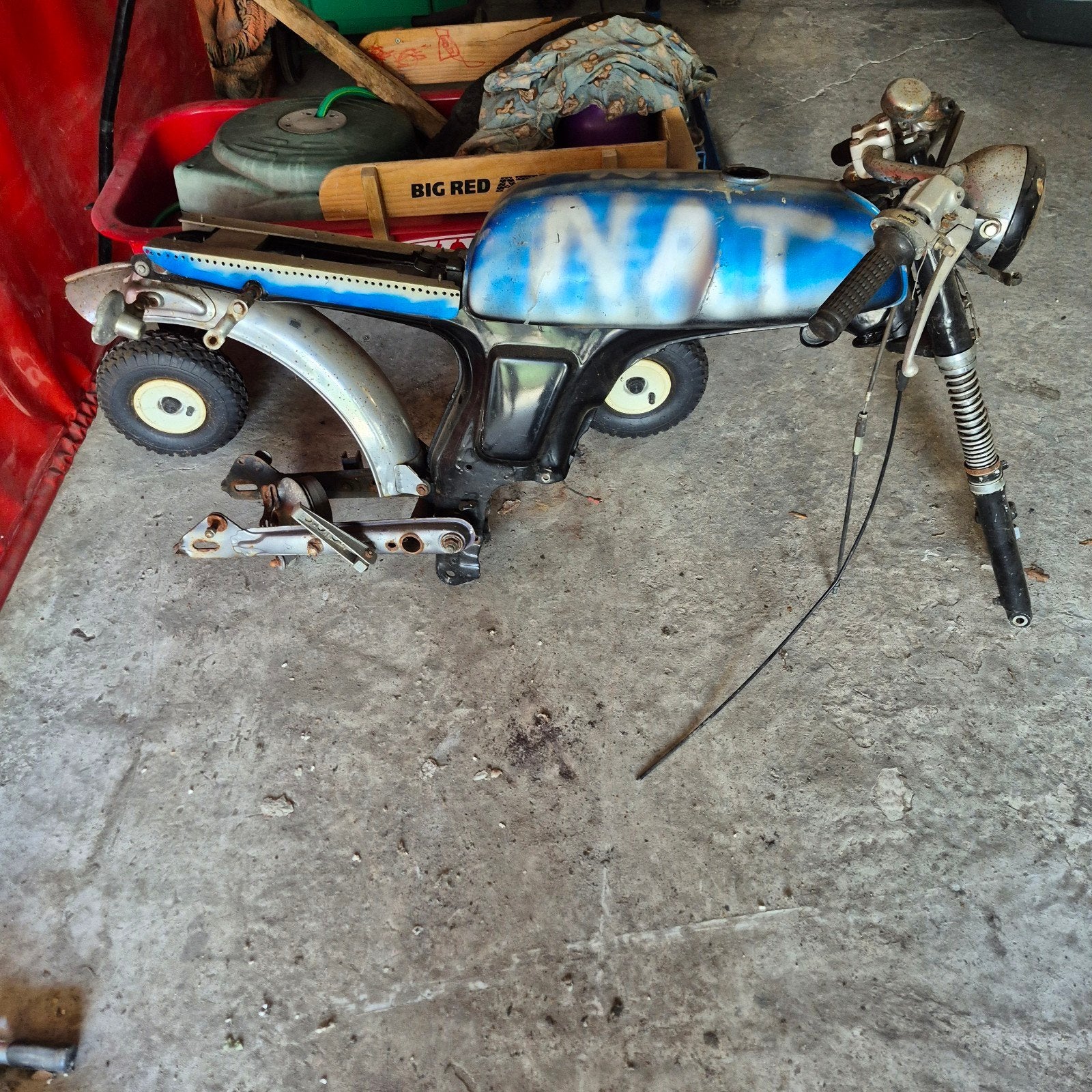 honda ss50 frame en tank, Fietsen en Brommers, Ophalen, Gebruikt, Overige typen