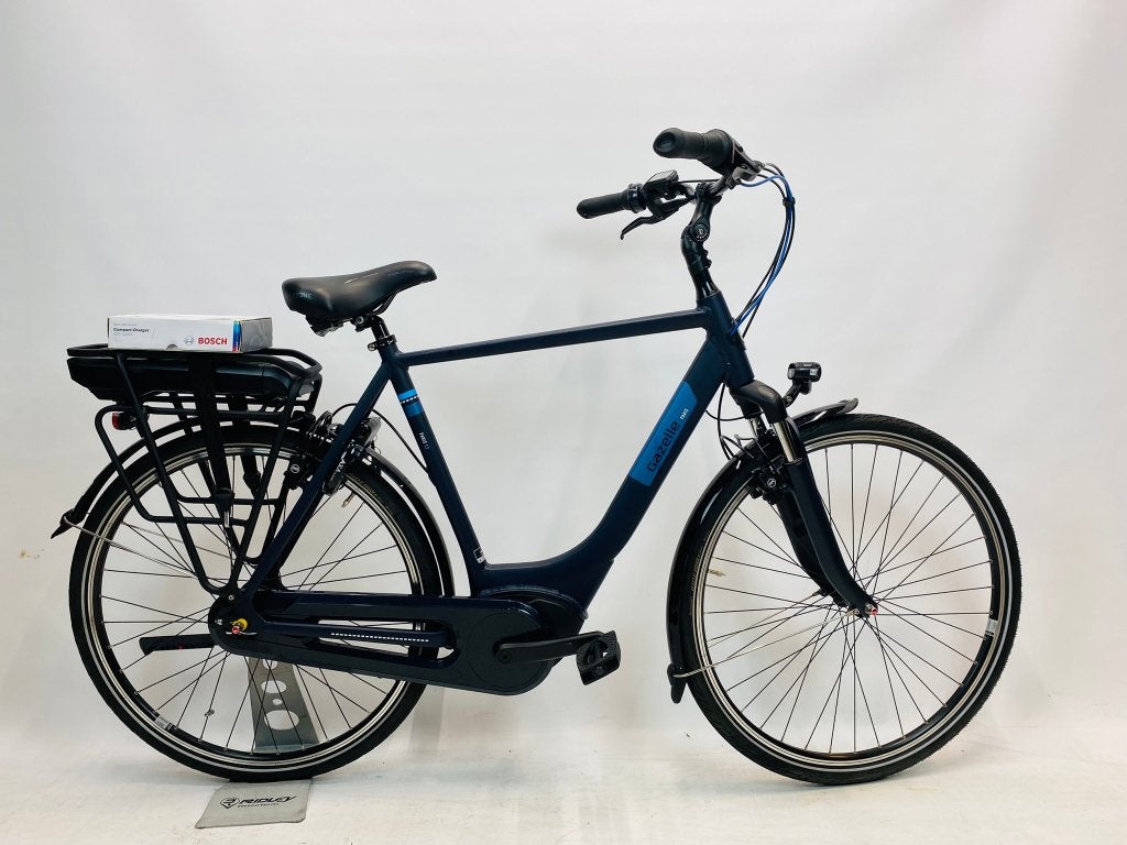 GAZELLE ParisC7 HMS Ebike herenfiets XL-61cm – 400WH – 998km, Velgrem, Versnellingen, Ophalen of Verzenden, Zo goed als nieuw