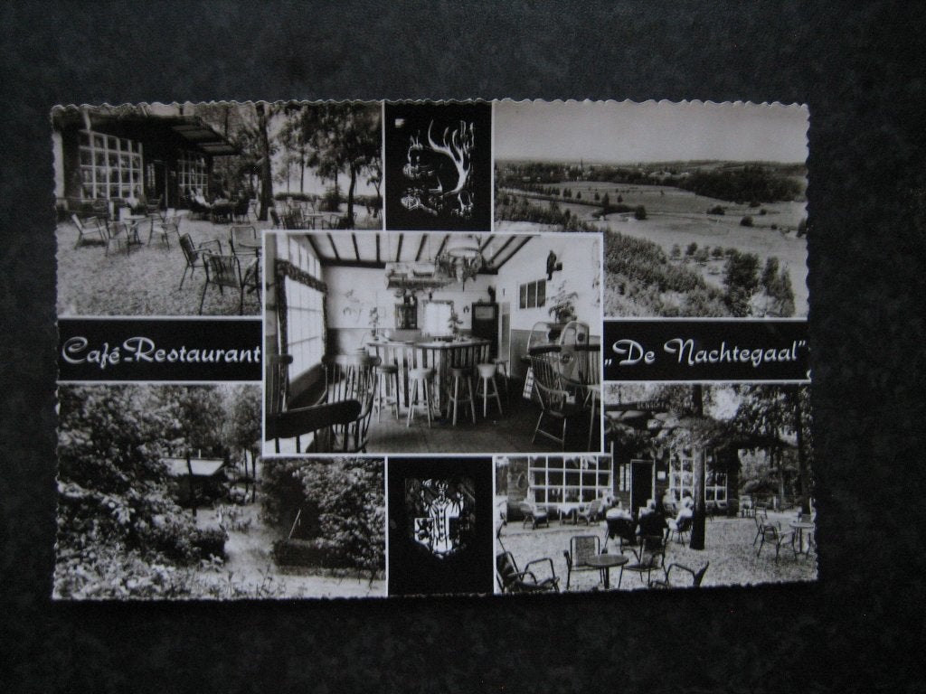 MEERSSEN  Limburg  cafe rest. de Nachtegaal 5 luiks 1964, Ophalen of Verzenden, 1960 tot 1980, Limburg