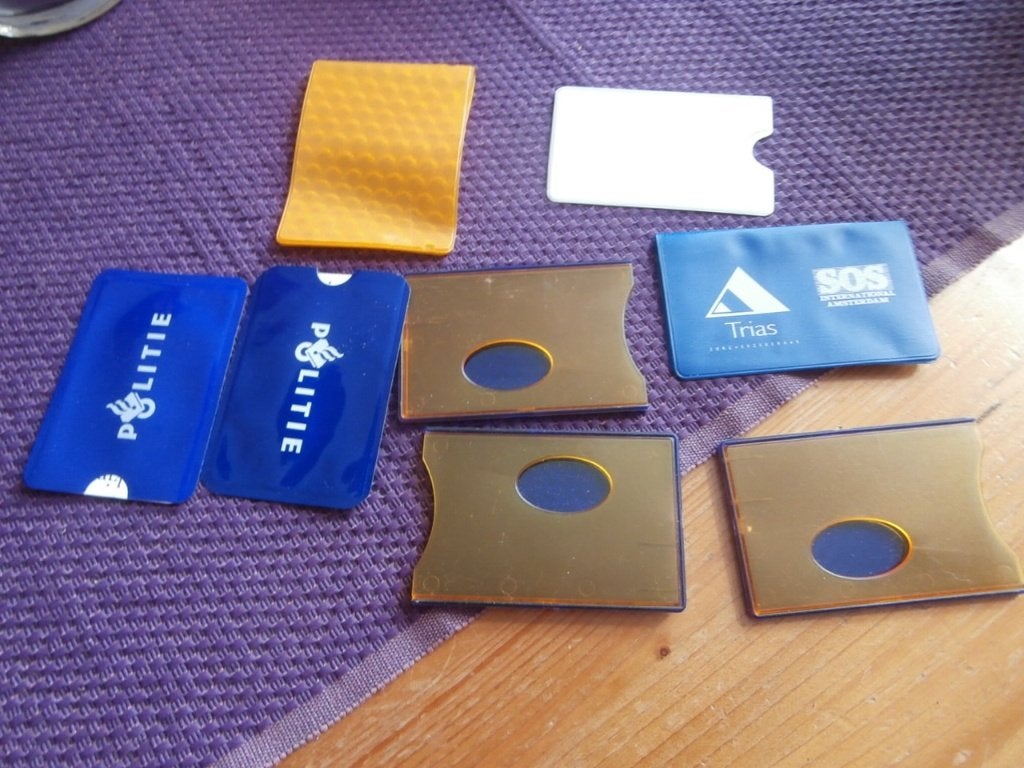 Bankpashoesje beschermhoes bankpas hoes mapje hoesje, Ophalen of Verzenden, Nieuw