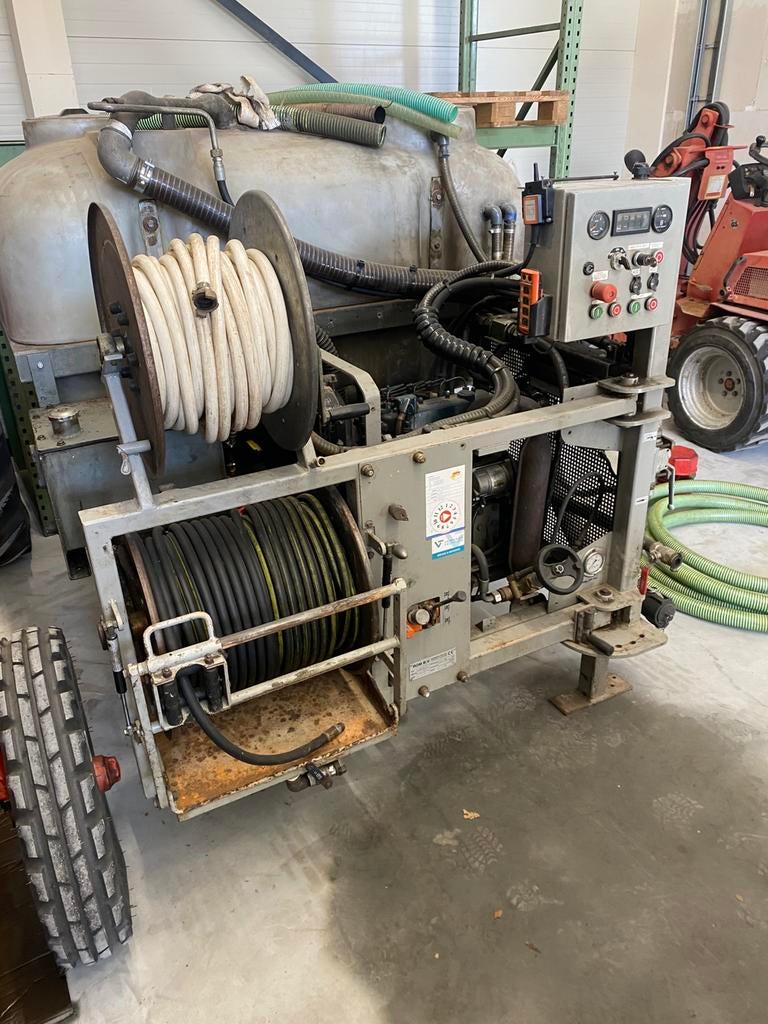 Rom hogedruk riool reinigingsmachine, Ophalen, Gebruikt, 6 meter of meer, Overige typen
