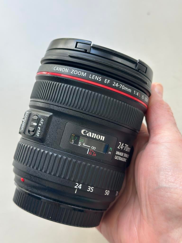 Canon EF 24-70mm f/4L IS USM Lens - Uitstekende Staat, Audio, Tv en Foto, Fotografie | Lenzen en Objectieven, Ophalen of Verzenden