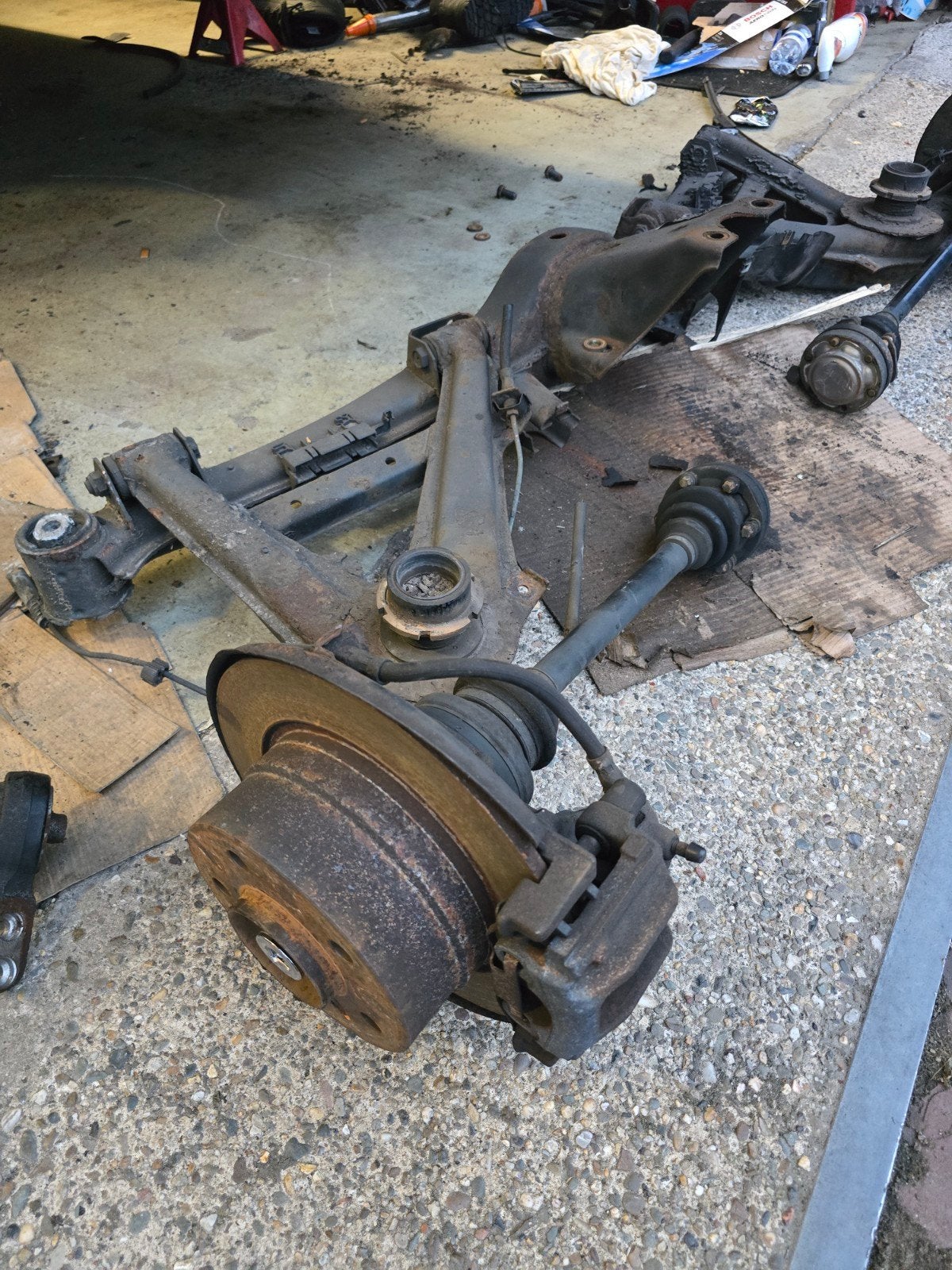 323ti achteras met steekassen, Auto-onderdelen, Ophalen, Gebruikt, BMW