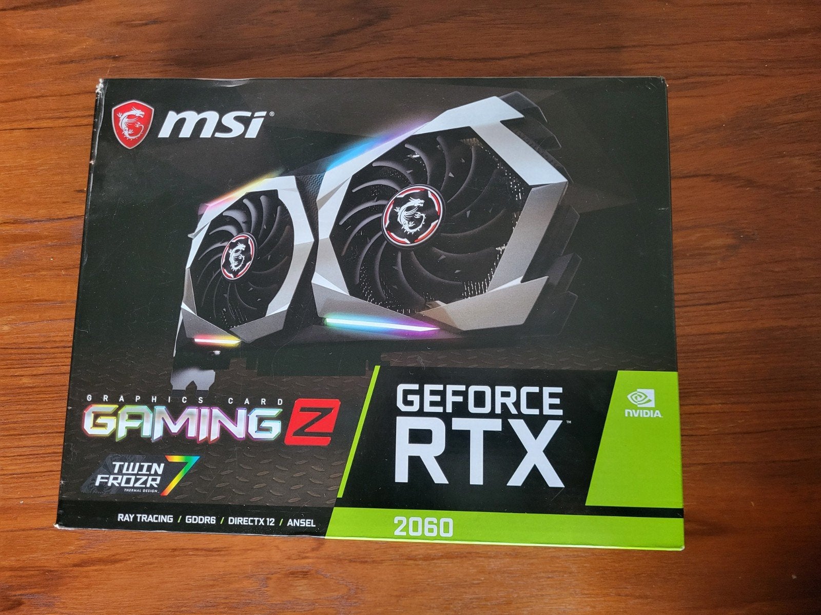 MSI GeForce RTX 2060 GAMING Z - Zo goed als nieuw, Computers en Software, Ophalen, PCI-Express 3, GDDR6, Zo goed als nieuw