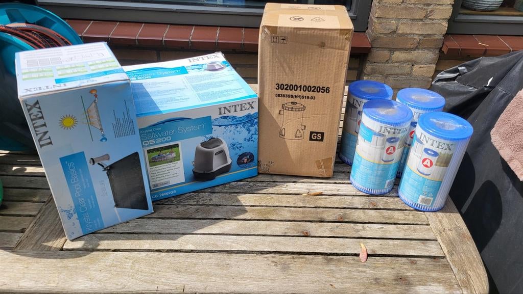 Bestway zwembadpomp, Intex zoutwatersysteem & solar mat, Ophalen of Verzenden, Nieuw, Opzetzwembad