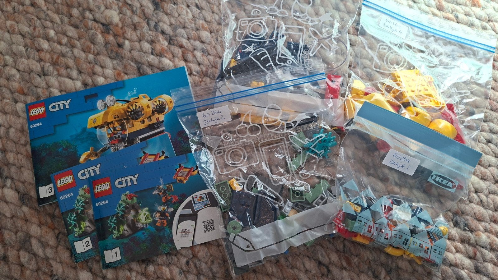 Lego City 60264 Oceaan Onderzoeks Duikboot, City, Lego, Inclusief instructies, Ophalen of Verzenden