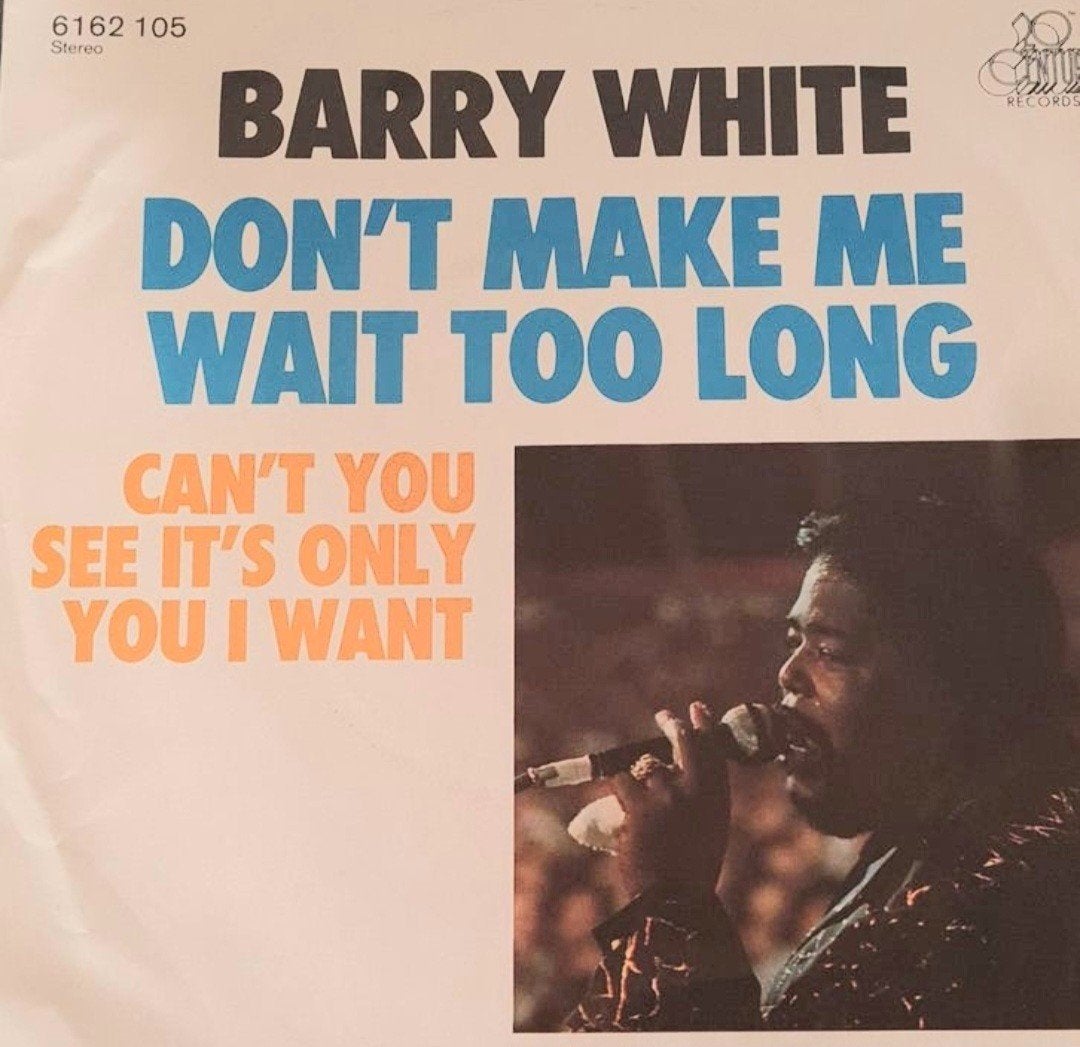 BARRY WHITE  - DON'T MAKE ME WAIT TOO LONG, Ophalen of Verzenden, Gebruikt, Pop