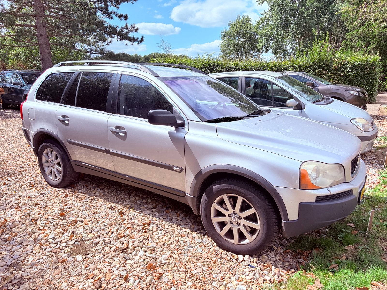 Volvo xc90 2003 Grijs 7 persoons, Auto's, 255 €/maand, 7 stoelen, 163 pk, 11 km/l