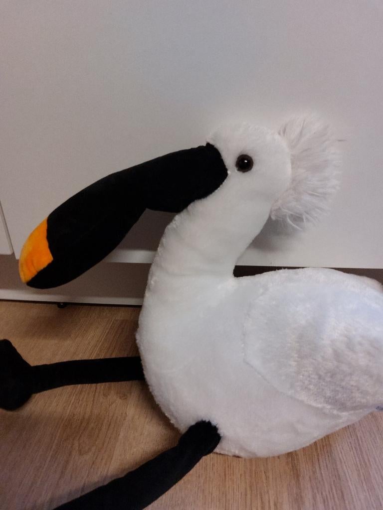 Texel lepelaar vogel knuffel, Ophalen of Verzenden