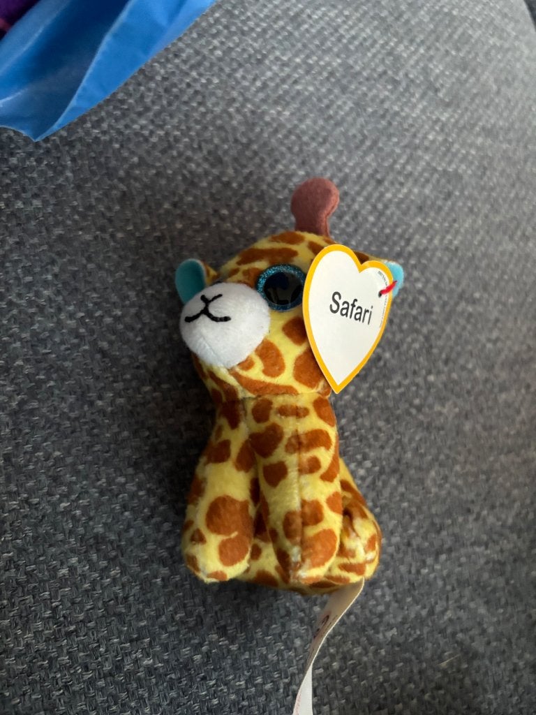 ty boo giraf safari Mini, Kinderen en Baby's, Speelgoed | Knuffels en Pluche, Ophalen, Zo goed als nieuw, Overige typen, Met label