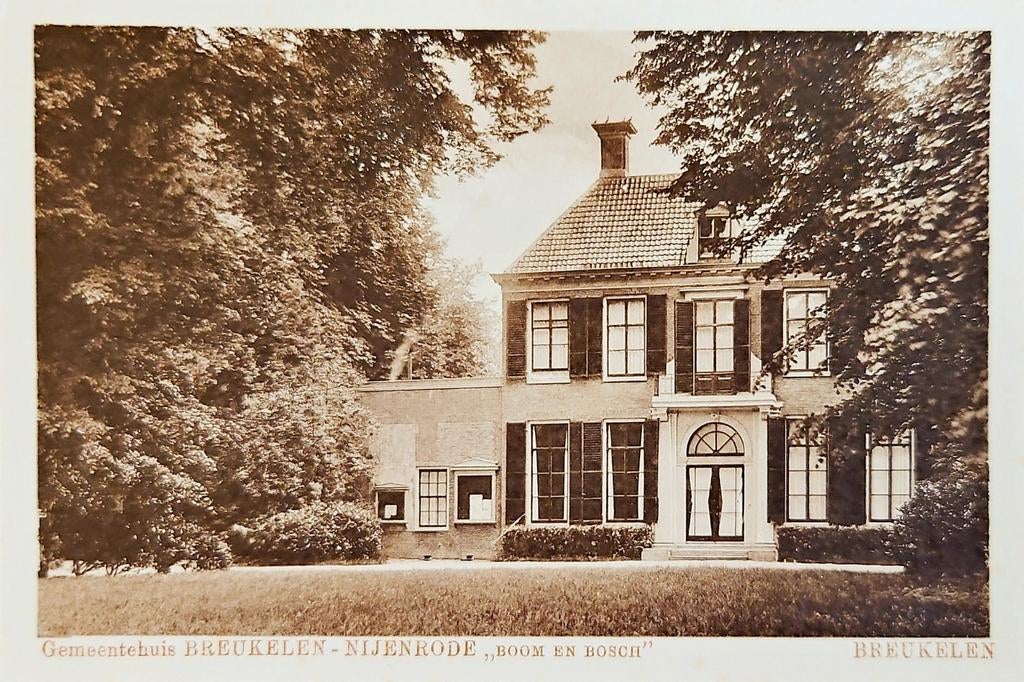 Breukelen Nijenrode - Boom en Bosch, Verzamelen, Ansichtkaarten | Nederland, Verzenden, Voor 1920, Utrecht
