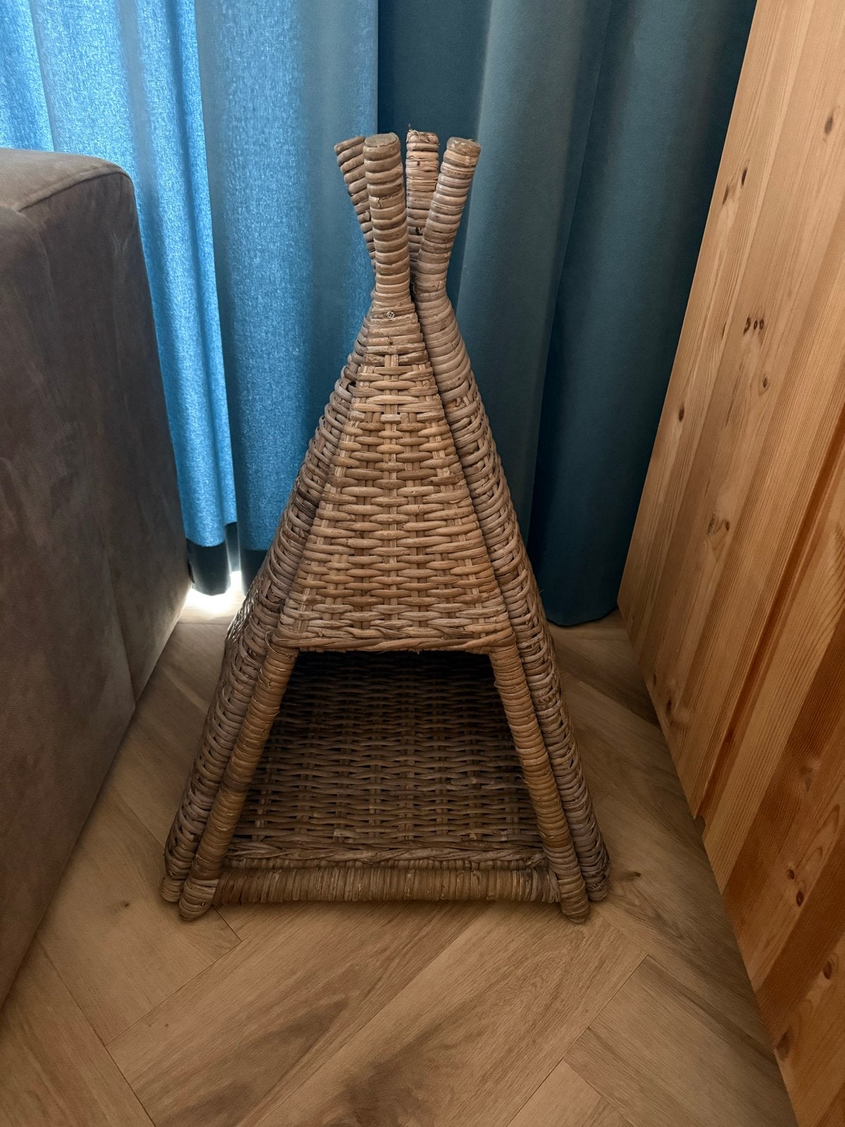 Kattenmand tipi rotan met kussen NIEUW, Ophalen, Nieuw, Overige