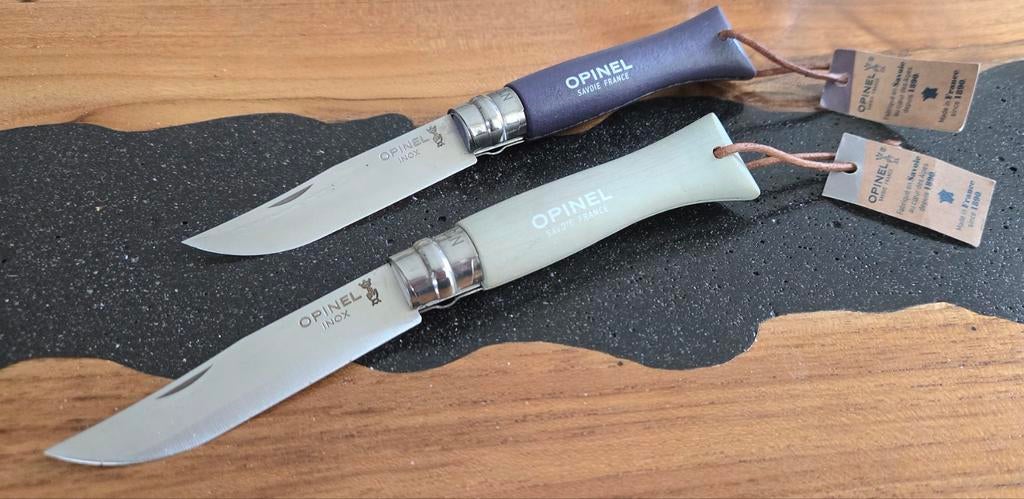 Opinel No. 06 zakmes / mes ..Grey violet en Cloud.., Ophalen of Verzenden, Nieuw
