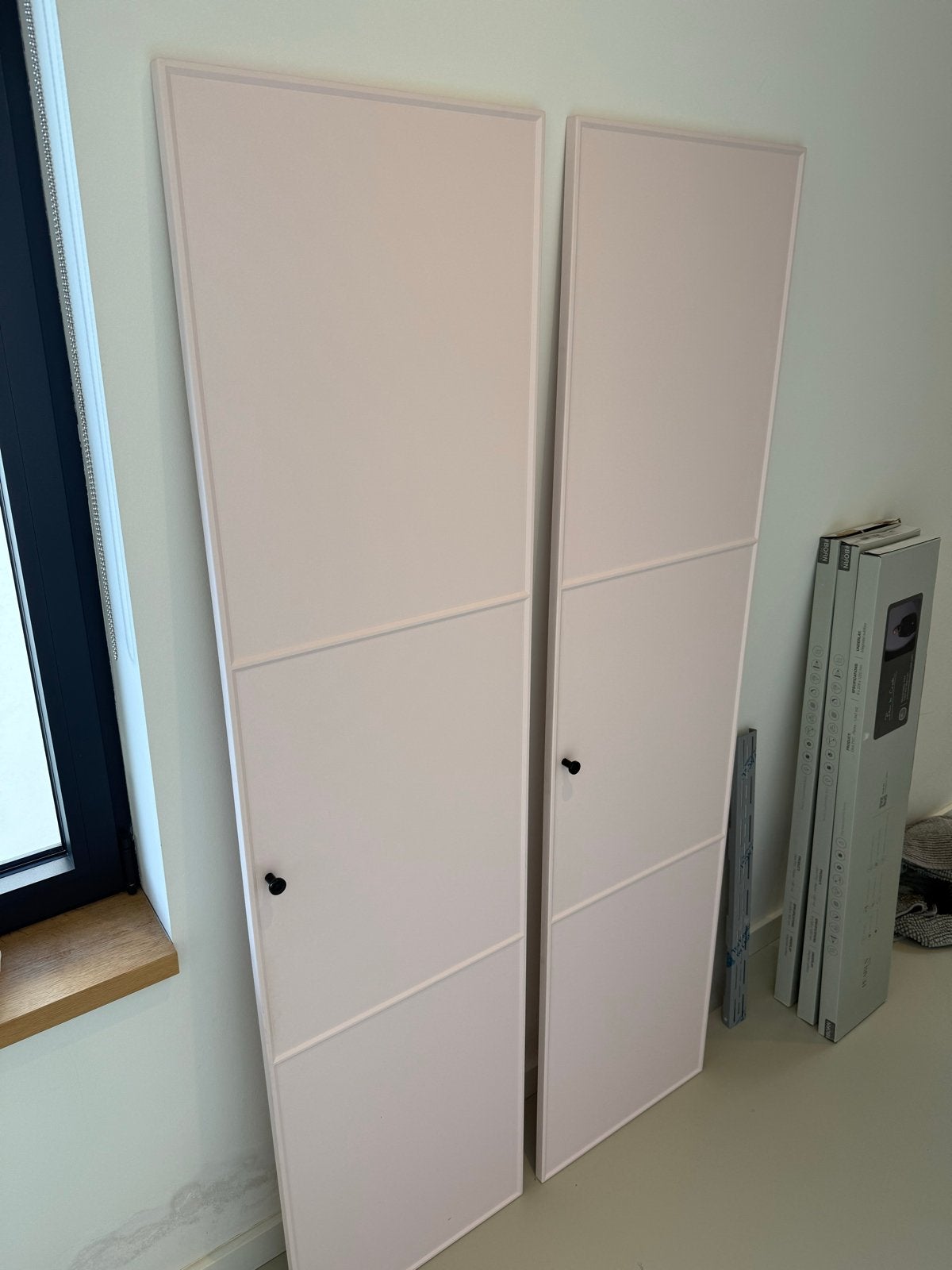 2x IKEA Pax deuren 195x50 - Zacht roze, Ophalen, Minder dan 50 cm, Gebruikt, 150 tot 200 cm