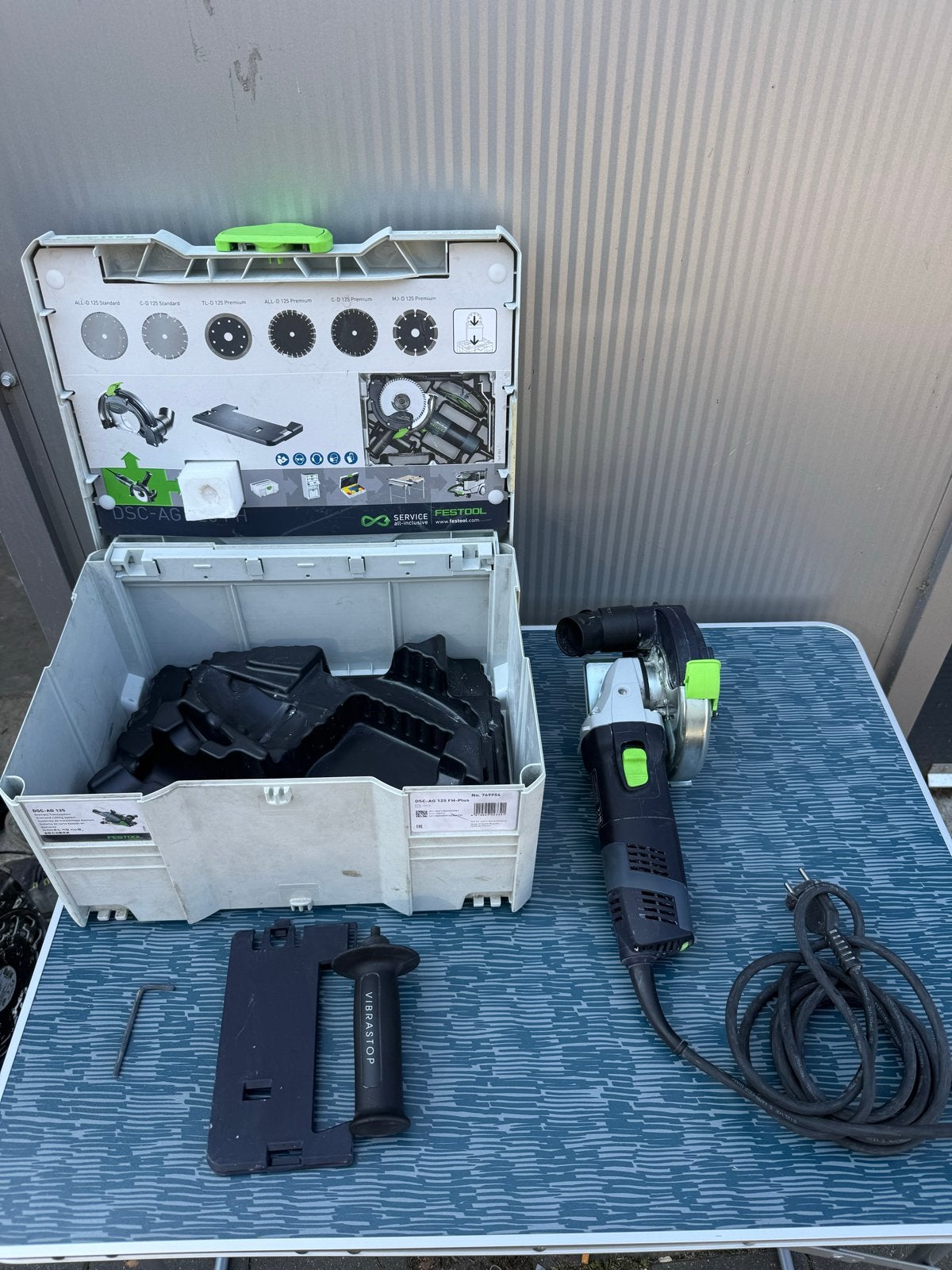 Festool DSC-AG 125 FH-Plus Diamant Trennsysteem, Doe-het-zelf en Verbouw, Gereedschap | Freesmachines, Zo goed als nieuw, Elektrisch