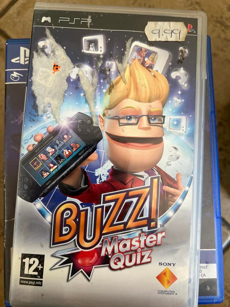 Buzz! Master Quiz PSP - Quizplezier voor onderweg!, Gebruikt, Overige genres, Ophalen of Verzenden, 3 spelers of meer
