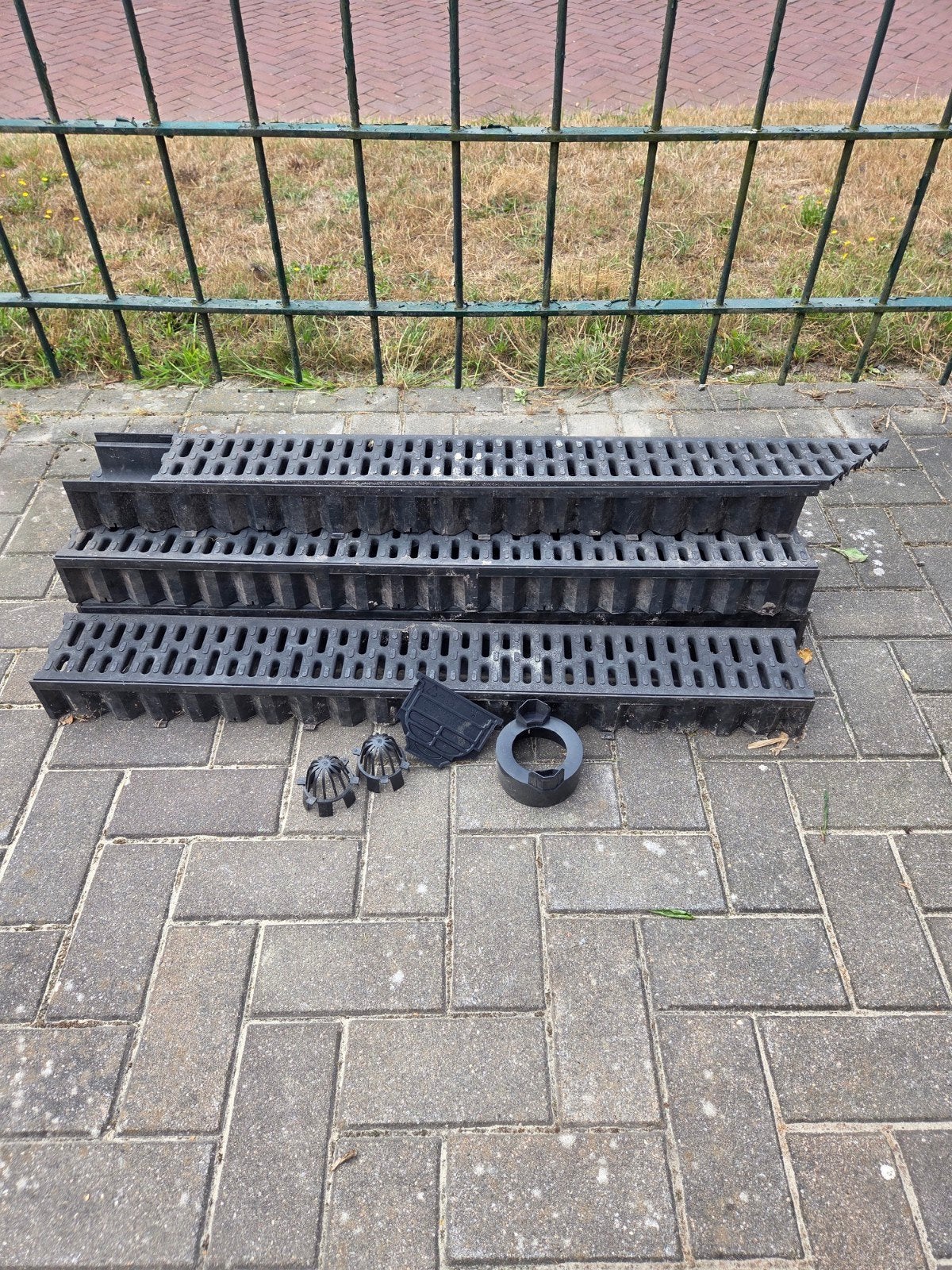 Lijngoot Zwart, Ophalen, Afvoer, Gebruikt, Pvc