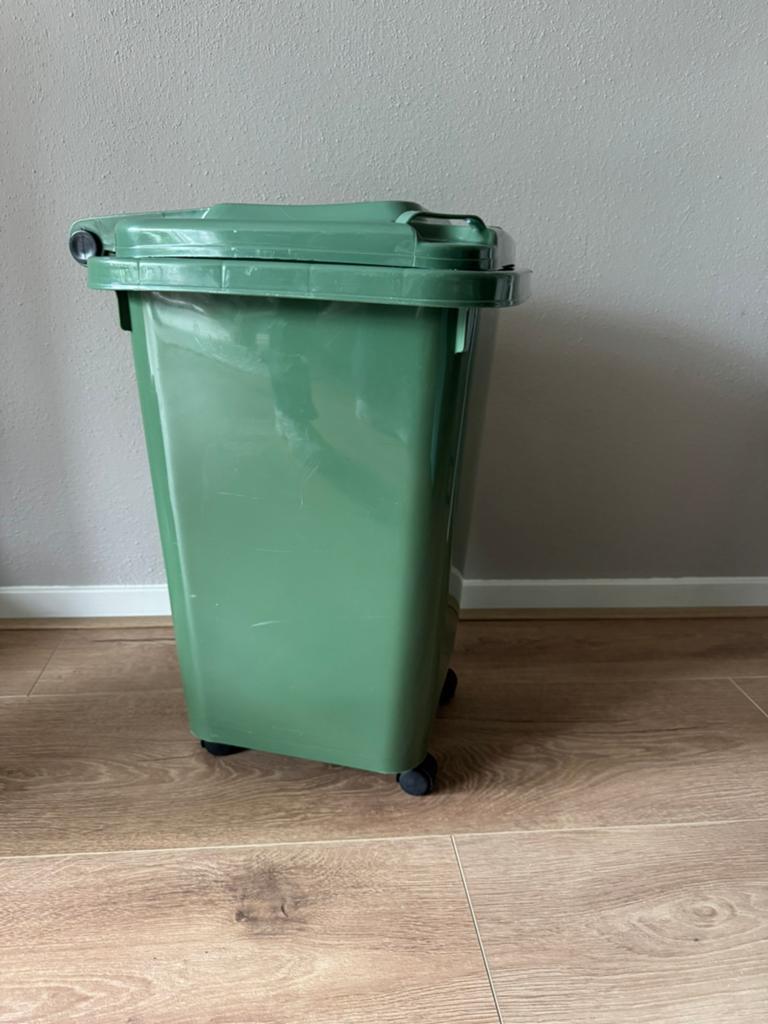 Container 32 liter donkergroen (kwantum), Minder dan 10 liter, Ophalen, Kunststof