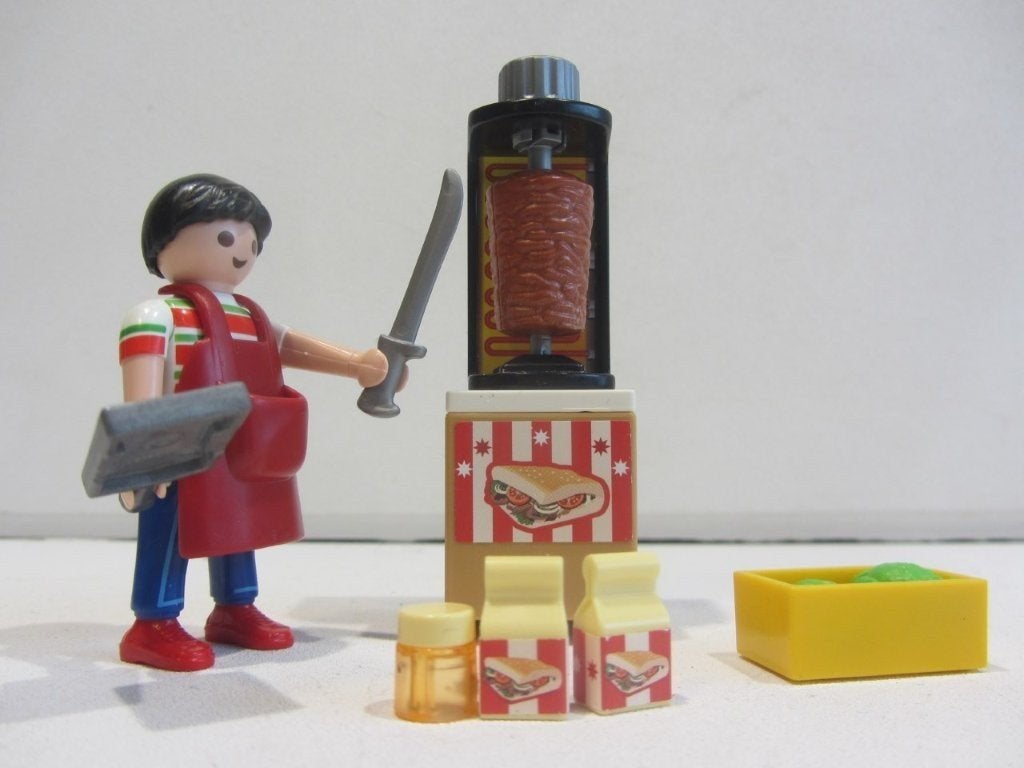 Playmobil Kebapverkoper – 9088, Ophalen of Verzenden, Gebruikt, Complete set