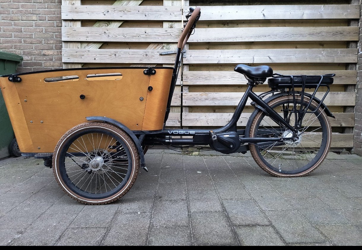 Bakfiets vogue 2018, 4 kinderen of meer, Gebruikt, Elektrisch, Ophalen