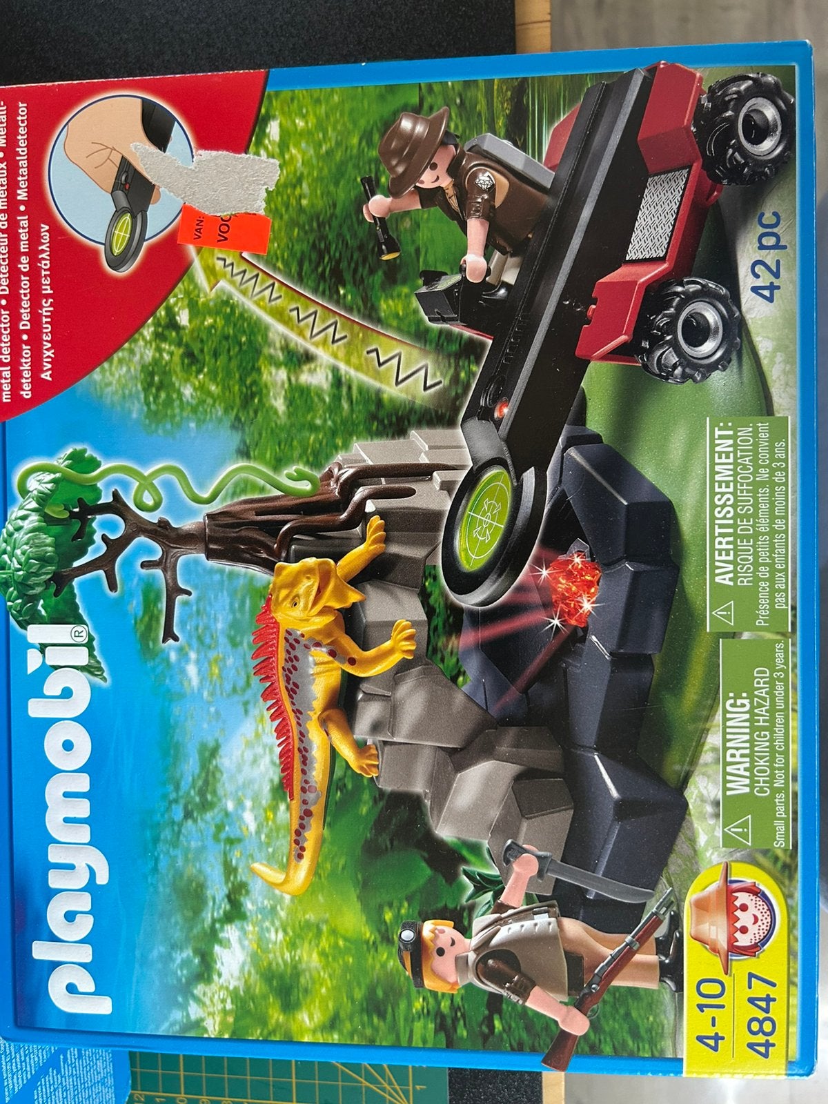 Playmobil 4847 schattenjager met kristaldetector, Kinderen en Baby's, Speelgoed | Playmobil, Ophalen, Nieuw, Complete set