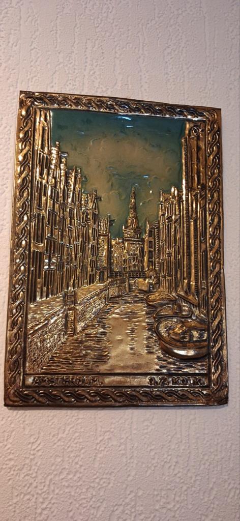 Schilderijtje van O.Z. Kolk - Amsterdam, Antiek en Kunst, Ophalen