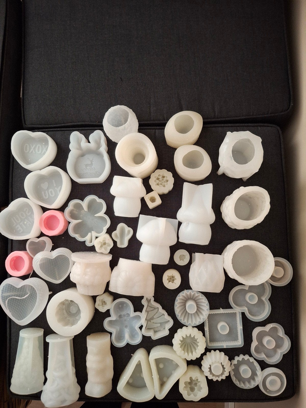 Diverse mallen voor kaarsen maken, Gebruikt, Handgemaakt, Ophalen of Verzenden, Kunststof