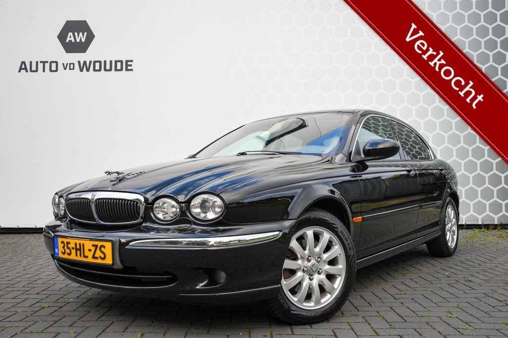 Jaguar X-type 2.5 V6 Executive 4WD Automaat Cruise Netjes!, Auto's, Jaguar, Automaat, 196 pk, Gebruikt, Beige