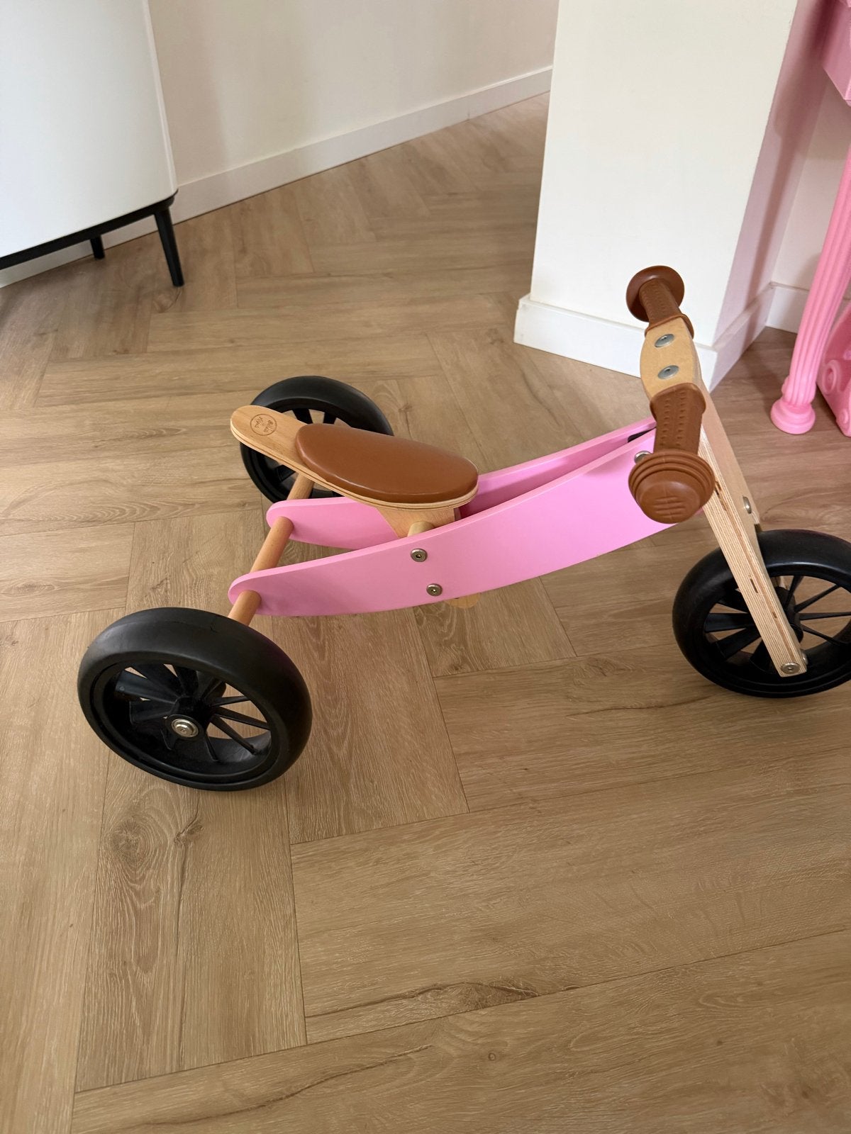 Bandits & Angels Smart Bike Loopfiets 4-in-1 Retro Roze, Ophalen, Zo goed als nieuw, Loopfiets