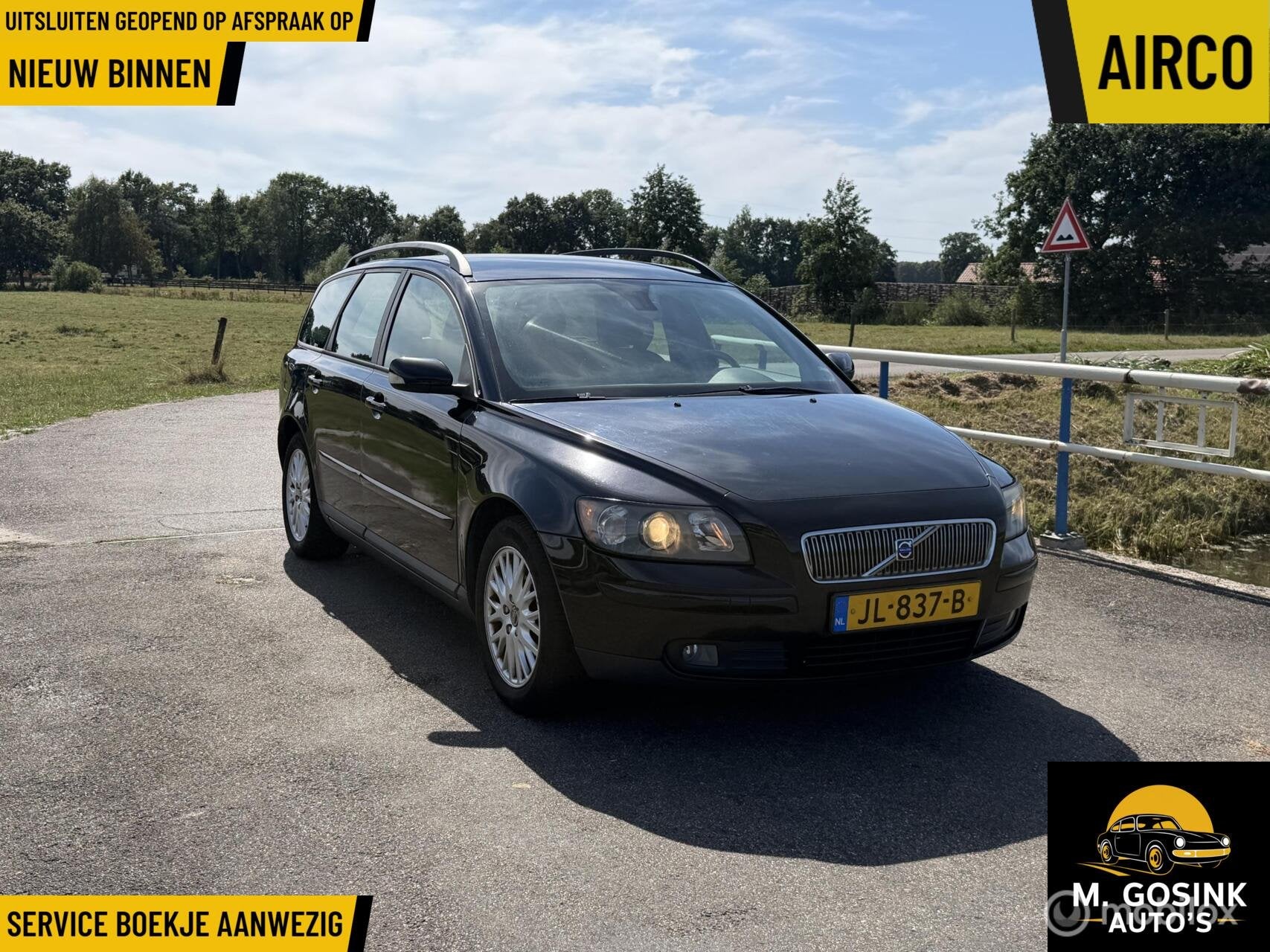 Volvo V50 2.4 Exclusive 170 pk Onderhoud Aanwezig Apk Nieuw, Auto's, Volvo, Stoelverwarming, Gebruikt, 700 kg, Zwart