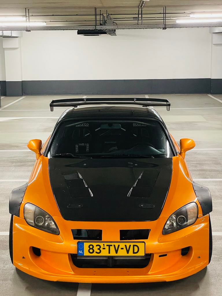 Honda S2000 LHD, Auto's, Zwart, Cabriolet, 10 km/l, Handgeschakeld