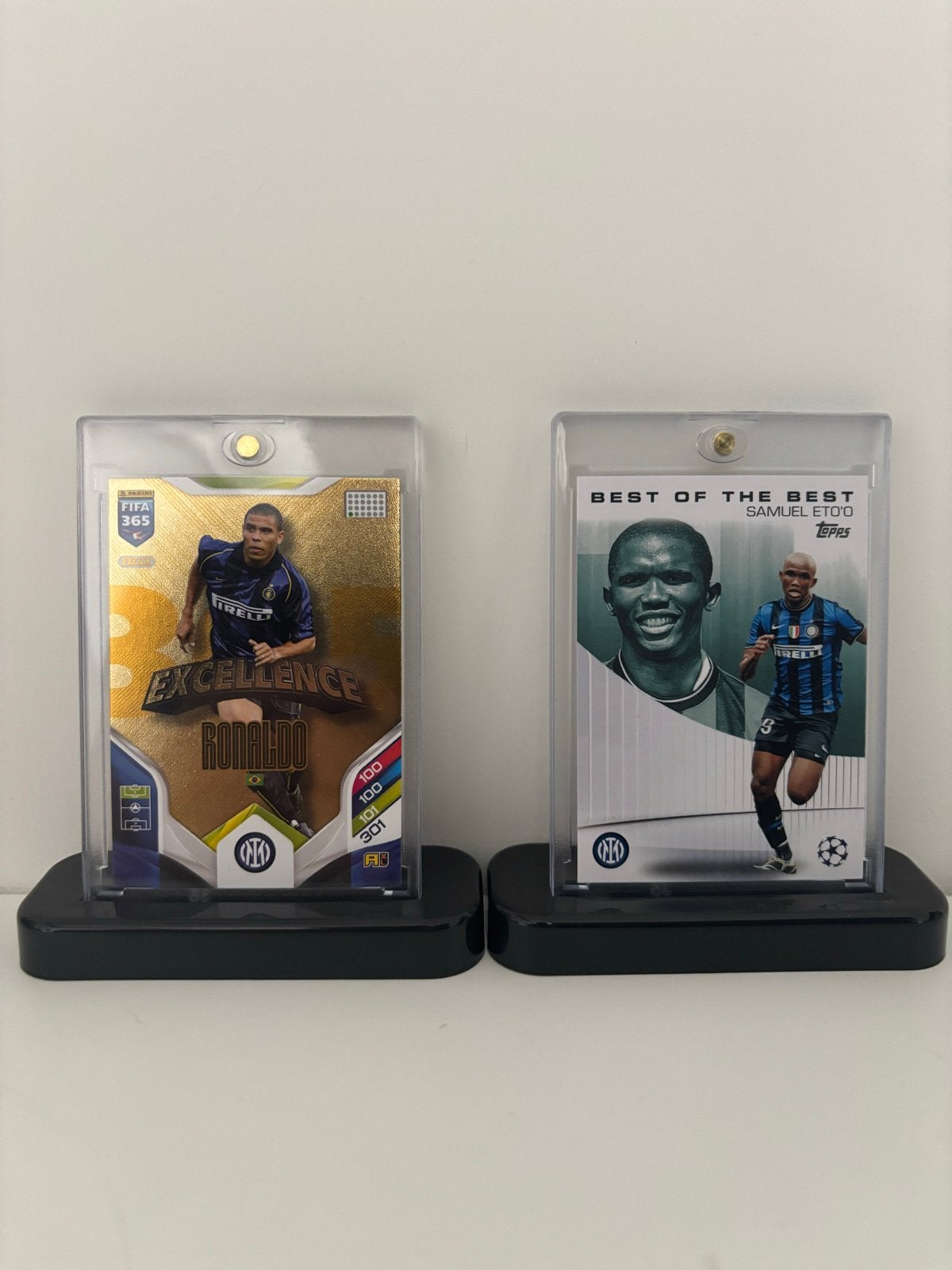 Ronaldo R9 & Samuel Eto'o Inter-Milan Spelerskaarten, Ophalen of Verzenden, Nieuw, Buitenlandse clubs, Spelerskaart
