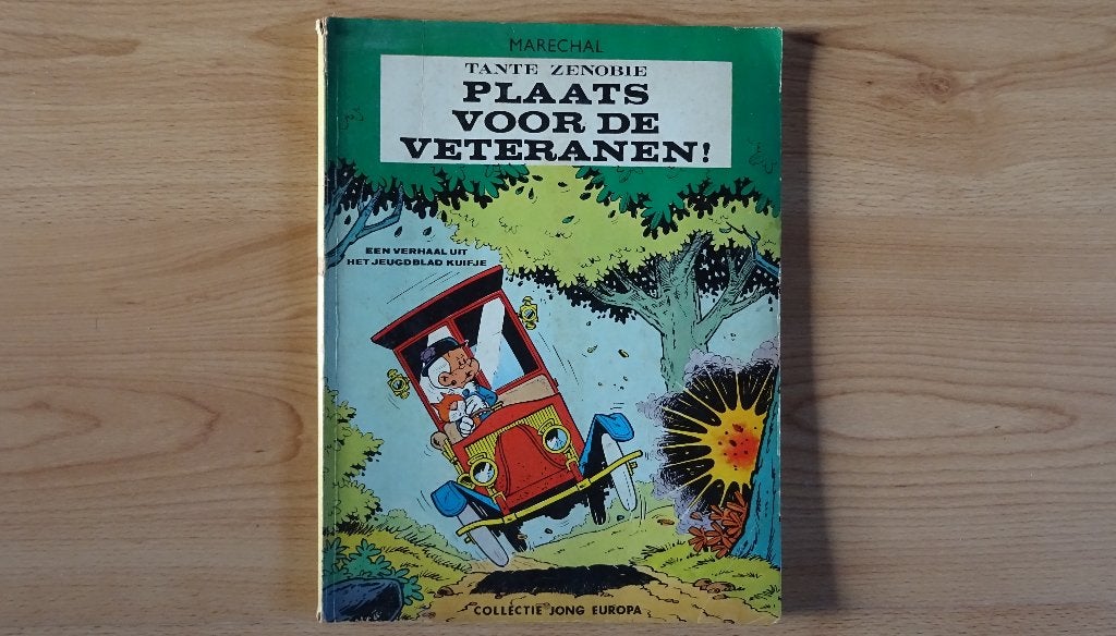 Tante Zenobie, plaats voor de veteranen, 1e druk 1967, Eén stripboek, Ophalen of Verzenden, Gelezen