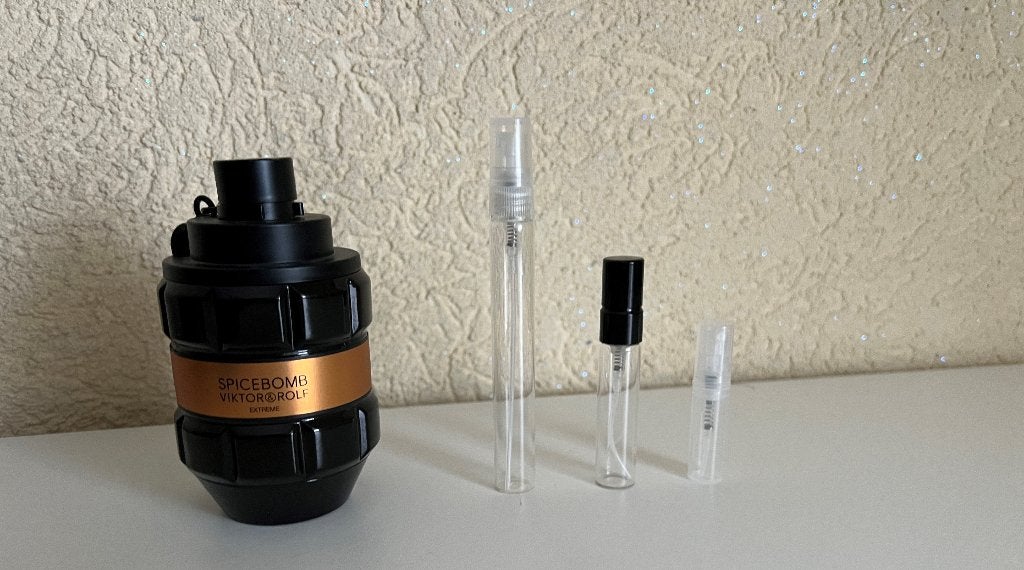 Spicebomb Extreme decant sample split parfum, Verzenden, Nieuw