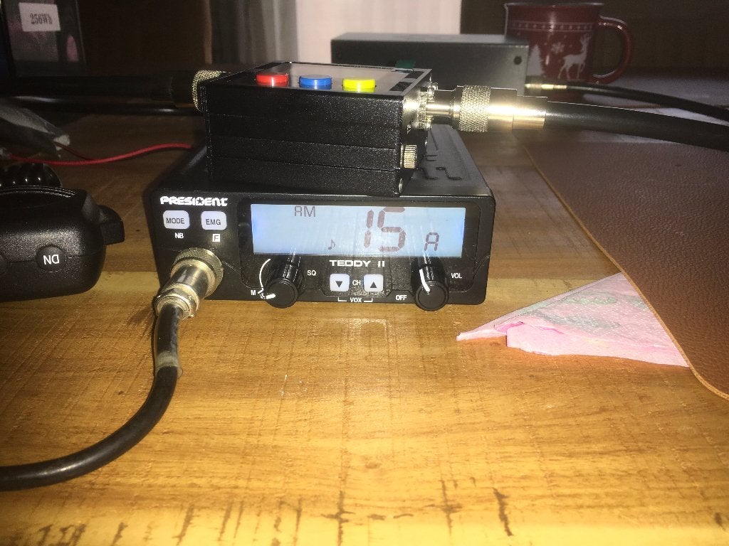 President Teddy 2 CB, Telecommunicatie, Ophalen, Gebruikt, Zender en Ontvanger
