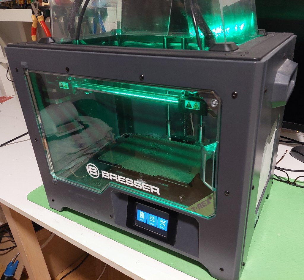 T-rex2 Bresser IDEX 3D printer (Flashforge Creator Pro2), Ophalen of Verzenden, Zo goed als nieuw, Bresser, Filament