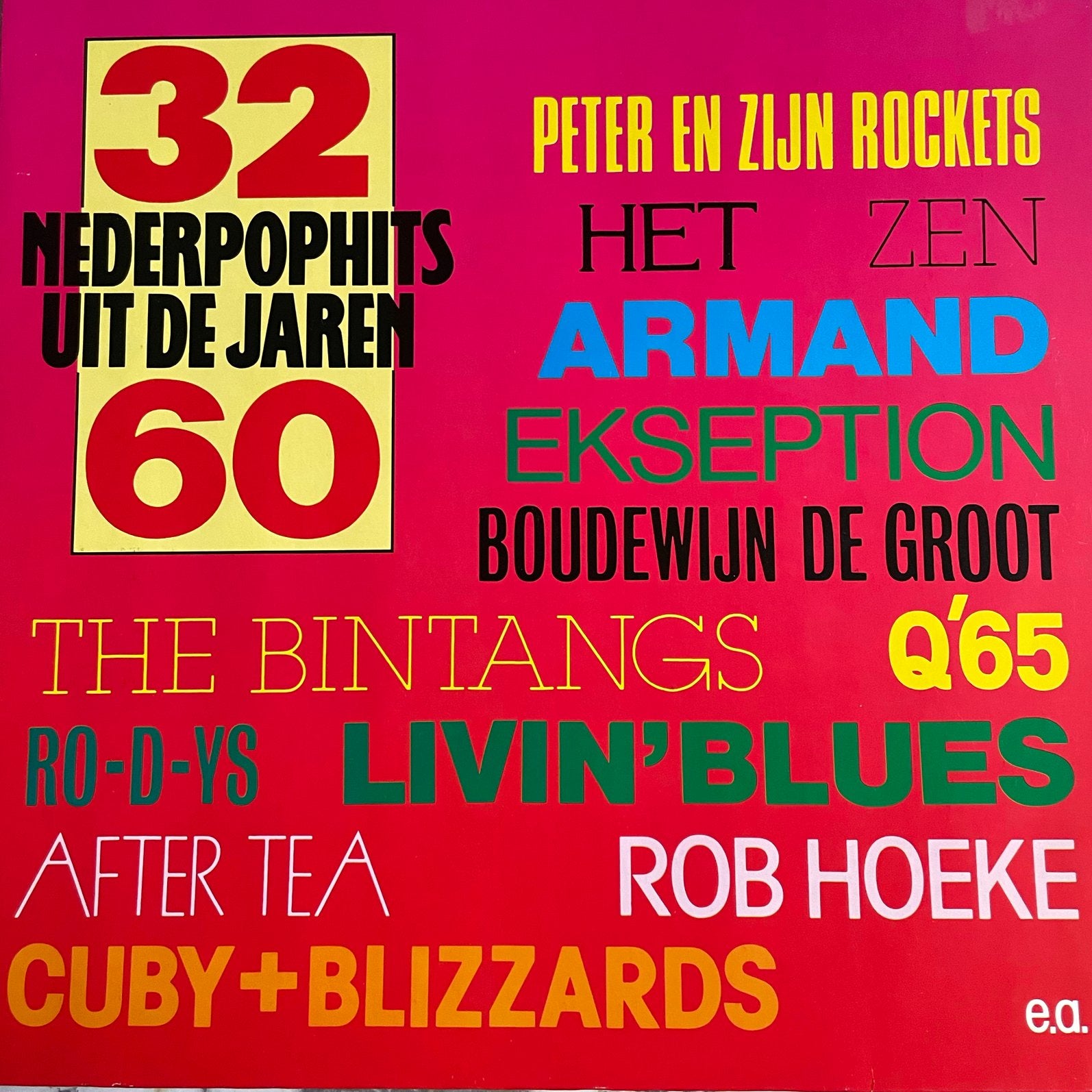 32 Nederpop Hits uit de jaren 60, Ophalen of Verzenden, Zo goed als nieuw, 12 inch, Poprock