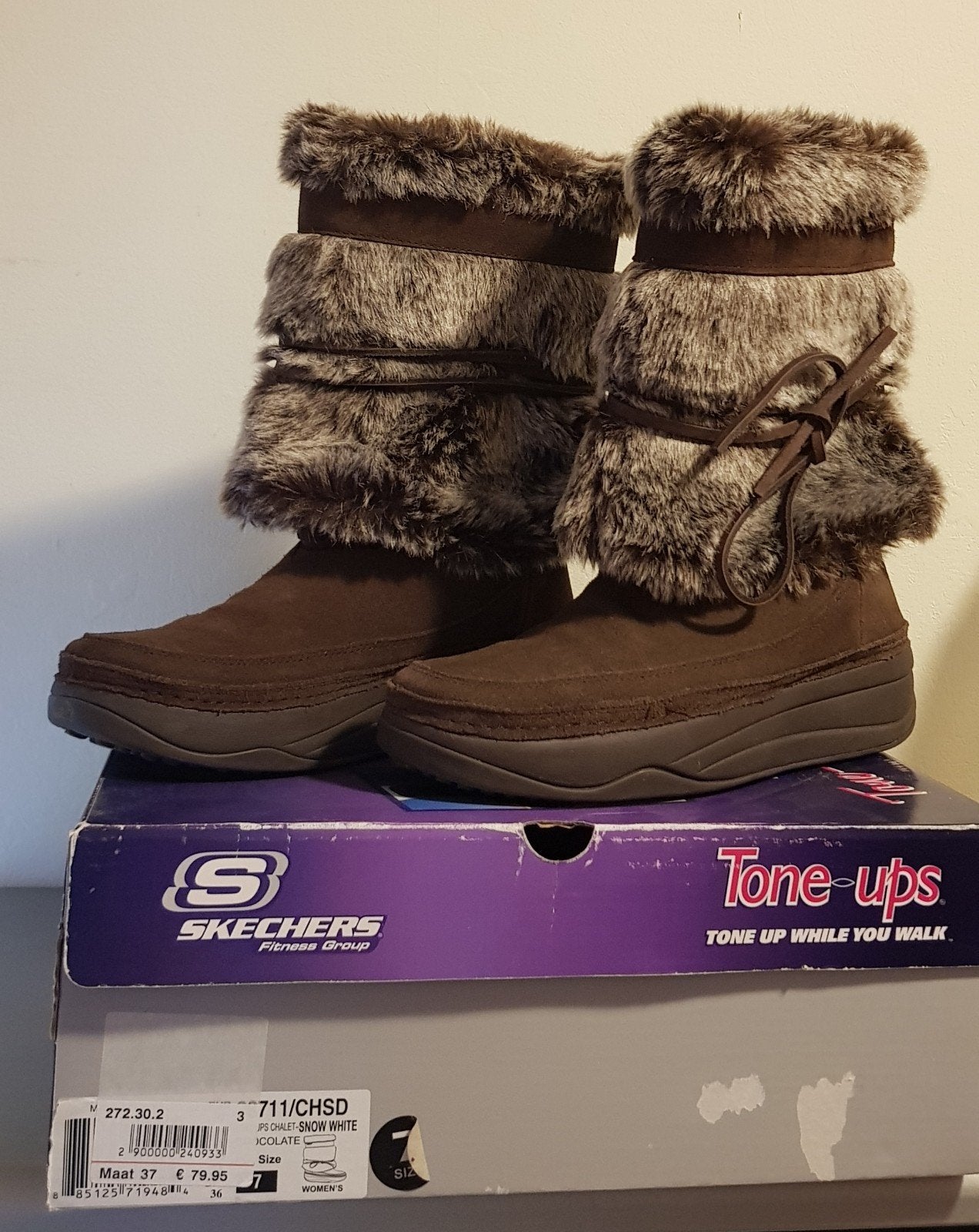 Skechers Tone-ups Snowboots - Maat 37, Ophalen, Skechers, Bruin, Snowboots